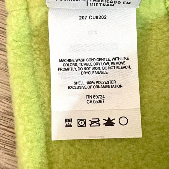 New Columbia Head Ring Headband Baddabing S/M Wasabi Light Green Fleece NWT - Picture 6 of 6